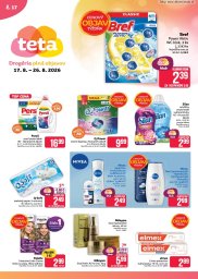 TETA Drogerie leták  s platnosťou 17. 8. - 26. 8. 2026 